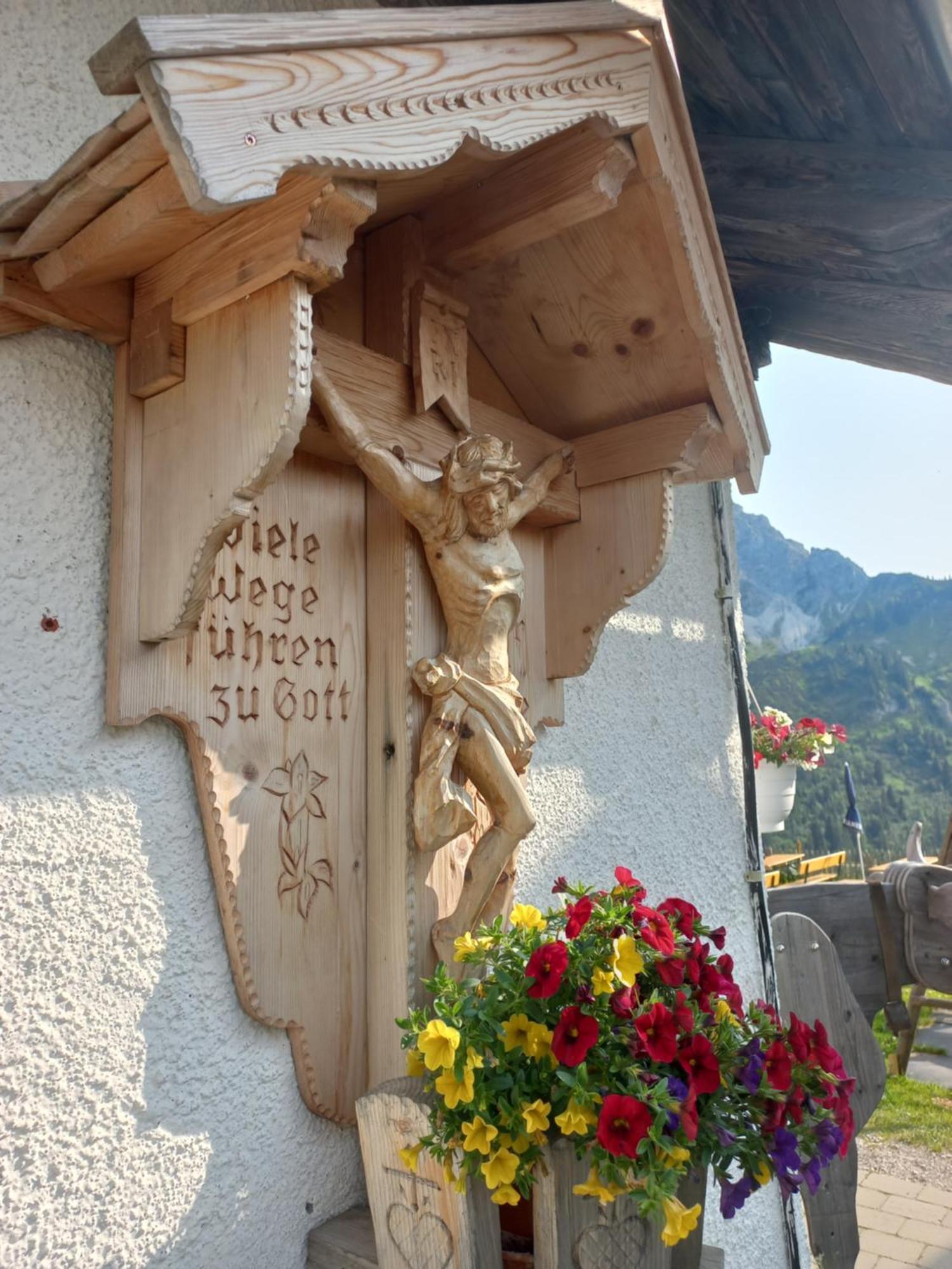 Ferienwohnung Am Schwand Grän Exterior foto